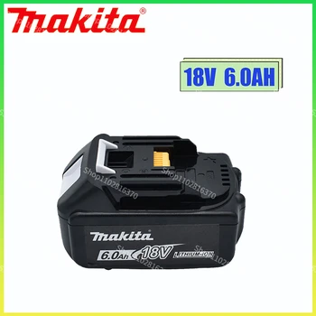 18V 6.0 Ah Makita Оригиналът е на led литиево-йонна батерия заместител на LXT BL1860B BL1860 BL1850 акумулаторна батерия електроинструменти Makita