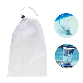 2 опаковане на филтърни торби за басейна, събиране на петна от прах, листа, мелкоячеистые чанта, комплект за почистване на вътрешния и външния басейн