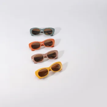 2023 Модни Овални Детски Слънчеви очила За Момичета, Детски Выпученные Очите За Малки Момчета, Слънчеви Очила с Защита От Uv, Нюанси UV400, Слънчеви Очила Gafas De Sol