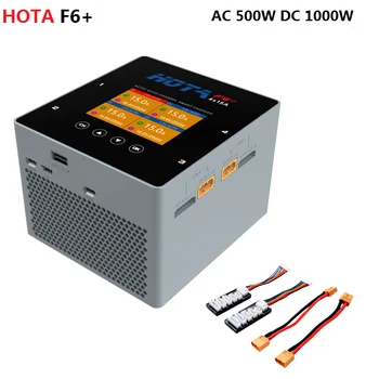 2023 НОВА HOTA F6 + F6 PLUS AC 500W 1000W DC 15A Балансирано зарядно устройство, Многофункционален интелигентно зарядно устройство за литиеви батерии