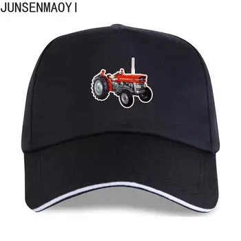 2023 Нова Мъжки забавно бейзболна шапка на Massey Ferguson 135 Vintage Tractors от памук, новост, бейзболна шапка Унисекс, бейзболни шапки-снэпбеки