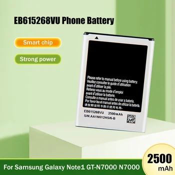 3,7 2500 ма EB615268VU Взаимозаменяеми Батерия за мобилен телефон Samsung Galaxy Note 1 GT-N7000 N7005 T879 i717 i9220 i9228 Литиеви елементи