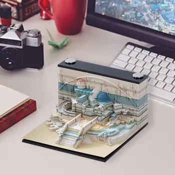 3D Хартия За Въздушен Замък 3D Art Hary Обичай Бележник За водене на Записки Подарък на Приятел Офис Училищен Инструмент 2023 Скъпа Книга