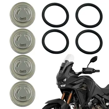 4 Комплекта Спирачни дискове на цилиндъра, Гледане стъкло за резервоар, полагане на 18 мм, За мотоциклет, Скутер, квадроцикла, Мотора, Хидравличен съединител