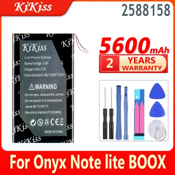 5600 mah KiKiss 100% Нова Батерия 2588158 За Onyx Note lite BOOX MAX2 MAX 2 Забележка 1 2 3 NOTE1 NOTE2 NOTE3/M96C M96 plus M96plus