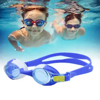 AF-3700 плувни очила анти-мъгла водоустойчив анти-UV голям регулируема рамка децата да плуват очила за пътуване