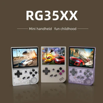Anbernic RG35XX с отворен код Linux, 3.5 Инча, IPS, пълен преглед, ретро игрална конзола, плейър