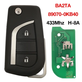 BA2TA 433 Mhz (8A) чип 89070-0KB40 Filp сгъваем дистанционно управление на автомобил за ключове AOS