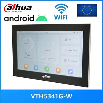 Dahua VTH5341G-A PoE (802.3 af) Android 10-инчов цифров монитор за помещения, монитор видеодомофон, монитор кабелна крилото на разговора
