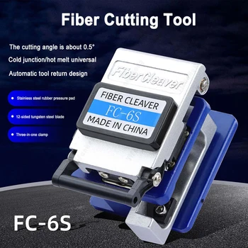 Fiber Секира FC-6S FTTH Инструменти За Рязане на оптичен кабел Нож за рязане на оптичен кабел с 16 Повърхностни Остриета Автоматично Инструмент