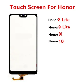 Honor10 Външен екран за Huawei Honor 10 9 8 Lite 9i Дигитайзер, Сензор Размерът на тъчпада LCD дисплей със Стъклен капак резервни Части За Ремонт на