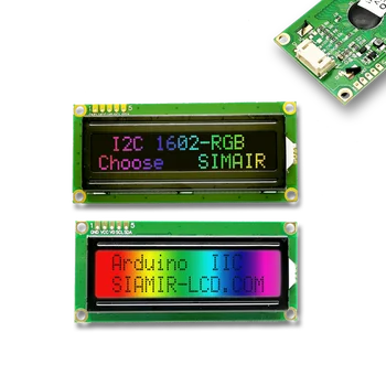 LCD дисплей 1602O с RGB подсветка 5V SPLC780D COB 80x36 мм 16*2 1602 16 Модул на екрана с хлътва матрица 16x2 Знаков LCD дисплей I2C