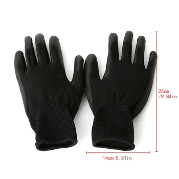OFBK, 1 чифт найлонови ПУ-ръкавици с покритие за дланите, предпазни работни ръкавици, Градински дръжка