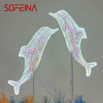 SOFEINA Модерен Малък делфин, Сватбен фенер, Подпори, уличното осветление, led осветление на сцената, Атмосферата на фестивала, на Фона на декор