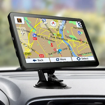Автомобилен GPS навигатор с Вграден високоговорител 7-инчов HD Автомобилен GPS навигатор FM-предавател, Австралия и Северна Америка, Европа и Карта на Гласово напомняне