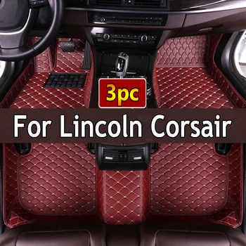 Автомобилни постелки за Lincoln Corsair 2020 2021 На поръчка Автомобилни накладки за краката, авто килим, Аксесоари за интериора