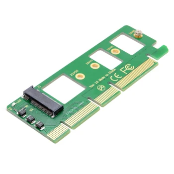 Адаптер, PCIE за M2 PCI-E PCI Express 3,0x4 X8 X16 за NGFF M Key M. 2 NVME AHCI SSD Странично Card Адаптер за XP941 SM951 PM951 A110
