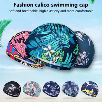 Бързосъхнеща полиестерна защитна шапка за плуване в басейн, спортен аксесоар, шапка за плуване в стил Унисекс за жени