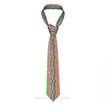 Вратовръзки с модел на последователността, Генетиката на ДНК, Всекидневни вратовръзка Унисекс, Украсата на ризи, тесни райета тънка вратовръзка