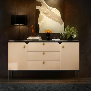 Входната гардероб в италиански стил, с модерна минималистичная хол, за вила, висококачествен шкаф за съхранение