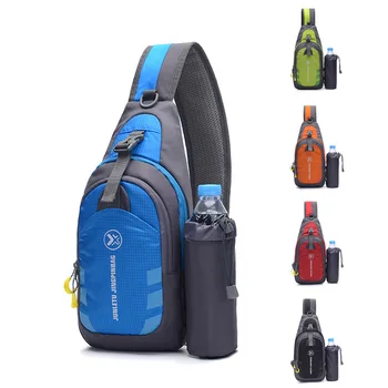 Външна нагрудная чанта е Многофункционална чанта за бутилка с вода Пътна спортна чанта през рамо за езда
