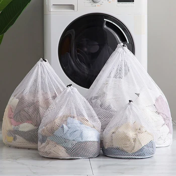 Голяма Чанта за пране на Дрехи, Мрежест Органайзер, Чист Мръсен Сутиен, Чорапи, Бельо, калъф за пералня за съхранение на обувки, Дрехи