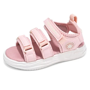 Детски спортни сандали 2023, нови летни сандали за момичета в мека противоплъзгаща подметка, детска плажна обувки за почивка