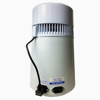Дистиллятор за чиста вода с Мощност 750 W от неръждаема стомана, Капацитет 4 Литра, съд за пречистване на вода, Устройство за филтриране на вода, Домакински Дестилирана вода