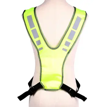 Еластичен външен Отразяваща Велосипеден защитна жилетка за нощно бягане, велосипедна система, жилетка за бягане