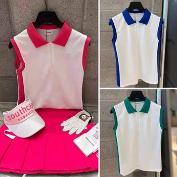 Жена жилетка без ръкави Southcape Golf Носете 2023, лятна спортна дишаща риза за голф