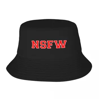 За nsfw Червена панама-panama за мъже и жени, Модерен рибарски шапки, летни плажни рибарски шапки Унисекс