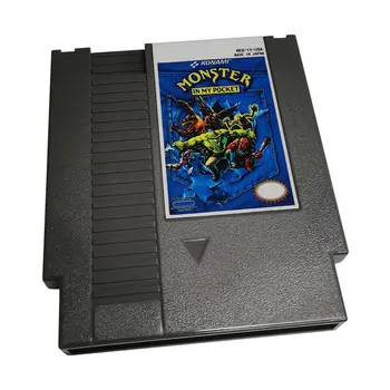 Игри касета Monster in My Pocket 72 контакт за 8-битови игрови конзоли NES NTSC и PAl
