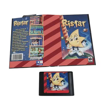 Игри касета Ristar MD За 16-битова конзола за игри NTSC и PAL