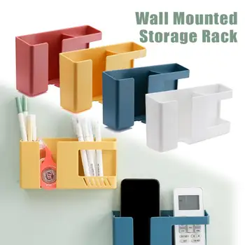 Иновативен гъвкав контейнер за баня, бестселър, монтиран на стената кутия за съхранение, стенен шкаф за съхранение на малки предмети, практичен