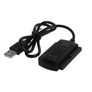 Кабел конвертор USB адаптер USB2.0 Твърд кабел-конвертор за 2,5-3,5-инчов адаптер HDD SSD