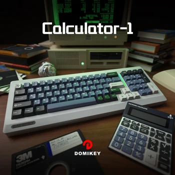 Калкулатор Domikey All in One Cherry Profile abs doubleshot keycap за mx keyboard poker 87 104 xd64 xd68 BM60 BM65 BM68
