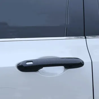 Капачка на дръжката на вратата на колата, Декоративна Стикер от ABS-пластмаса от въглеродни влакна Против надраскване За Lexus NX 2022 NX260 NX350h, Аксесоари за Автомобили за екстериора