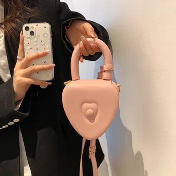 Малка чанта за грим Mini Love 2023, Лятна нова чанта на рамото, дамска чанта, индивидуалност, скъпа чанта за червило