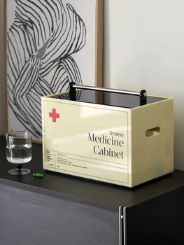 Минималистичен домашен медицински комплект аптечка за първа помощ пълен комплект кутии за съхранение на лекарства Голям капацитет домакински комплекти за първа помощ