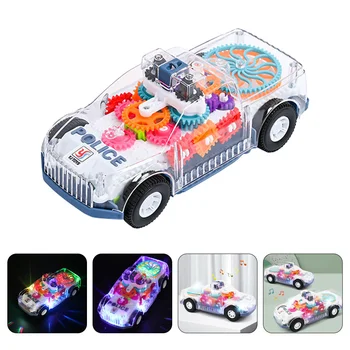 Модел детски играчки, електрически автомобил, Детски мультяшные шестеренки, Забавни електронни компоненти, мюзикъл за деца