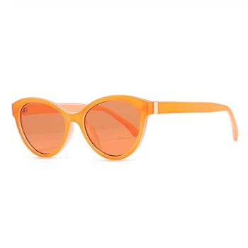 Модни оранжеви слънчеви очила 