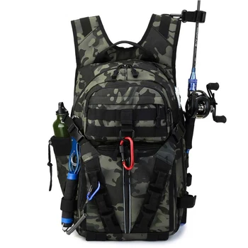 Мъжка чанта-кутия за въдици за риболов, Раница за къмпинг, планинско Катерене, Лов, многофункционални военни тактически мъжки чанти, чанта на рамото за риболов