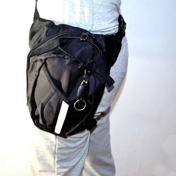 Мъжки Найлон поясная чанта за краката, Набедренный каишка, Поясная чанта за задника, Военна Тактическа Женствена чанта за каране на мотоциклет, чанти през рамо