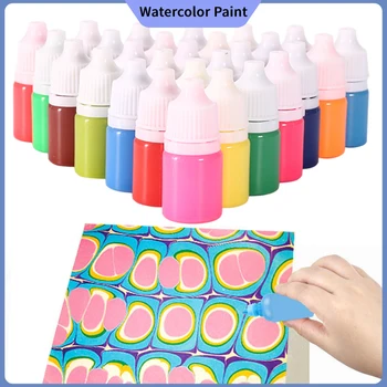 Набор от акварельных бои 25 от цветове, Вълшебен плаващ пигмент, комплект за рисуване с пигмента, стоки за бродерия, играчка за ранно развитие на децата