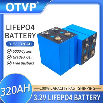 Нов 3.2 В 320Ah Lifepo4, Литиево-желязо-Фосфатный батерия САМ на 12 и 24-48 В Клас A Акумулаторни Елементи За RV, Голф Кара Слънчеви Лодки