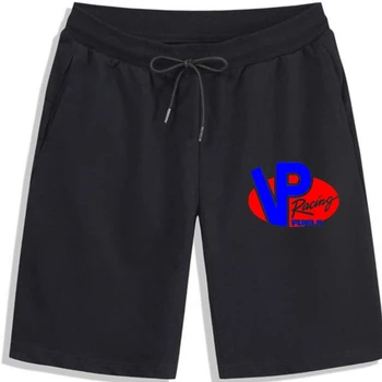Новото лого на Vp Racing, мъжки, черно-бели Шорти, Мъжки къси панталони, Модерни мъжки гащета от чист памук