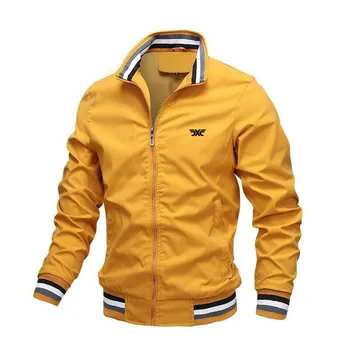 Облекло за голф, мъжки Пролетно-лятна Мода Ветрозащитная яке, Ежедневни, спортно яке за голф игрище на открито, мъжки яке