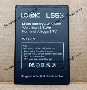 Оригинална батерия 2300mAh 8.51 Wh 3.7 V W11-19 за мобилен телефон, LOGIC L55S високо качество