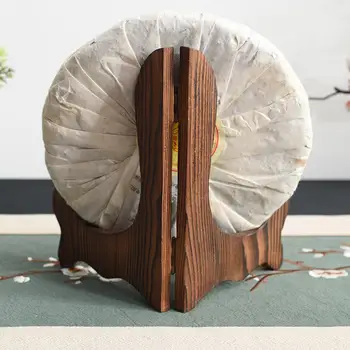 Поставка за дисплея на Дървена Полирана антидеформированная Сгъваема Плоча За съхранение на чай пу-ерх Поставка за съхранение на чаени листа
