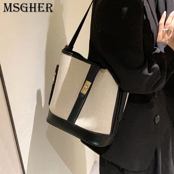 Прост Дизайн, Дамски чанти Canva от изкуствена кожа, Модерен Малки Чанти-тоут, Чанта през рамо с изкуствена лента, Дамски чанти през рамо